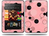 Lots of Dots Pink on Pink Decal Style Skin fits Amazon Kindle Fire HD 8.9 inch