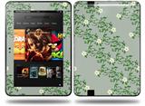 Victorian Design Green Decal Style Skin fits Amazon Kindle Fire HD 8.9 inch