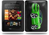 2010 Camaro RS Green Decal Style Skin fits Amazon Kindle Fire HD 8.9 inch