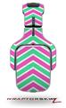 Zig Zag Teal Green and Pink Decal Style Skin (fits Tritton AX Pro Gaming Headphones - HEADPHONES NOT INCLUDED) 