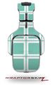 Squared Seafoam Green Decal Style Skin (fits Tritton AX Pro Gaming Headphones - HEADPHONES NOT INCLUDED) 
