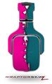 Ripped Colors Hot Pink Seafoam Green Decal Style Skin (fits Tritton AX Pro Gaming Headphones - HEADPHONES NOT INCLUDED) 