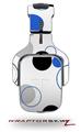 Lots of Dots Blue on White Decal Style Skin (fits Tritton AX Pro Gaming Headphones - HEADPHONES NOT INCLUDED) 