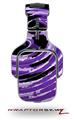 Alecias Swirl 02 Purple Decal Style Skin (fits Tritton AX Pro Gaming Headphones - HEADPHONES NOT INCLUDED) 