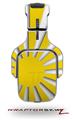 Rising Sun Japanese Flag Yellow Decal Style Skin (fits Tritton AX Pro Gaming Headphones - HEADPHONES NOT INCLUDED) 