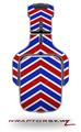 Zig Zag Red White and Blue Decal Style Skin (fits Tritton AX Pro Gaming Headphones - HEADPHONES NOT INCLUDED) 