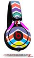 Skin Decal Wrap works with Beats Mixr Headphones Zig Zag Colors 04 Skin Only (HEADPHONES NOT INCLUDED)