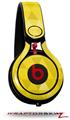 Skin Decal Wrap works with Beats Mixr Headphones Triangle Mosaic Yellow Skin Only (HEADPHONES NOT INCLUDED)