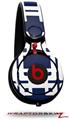Skin Decal Wrap works with Beats Mixr Headphones Boxed Navy Blue Skin Only (HEADPHONES NOT INCLUDED)