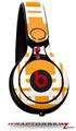 Skin Decal Wrap works with Beats Mixr Headphones Boxed Orange Skin Only (HEADPHONES NOT INCLUDED)