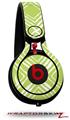 Skin Decal Wrap works with Beats Mixr Headphones Wavey Sage Green Skin Only (HEADPHONES NOT INCLUDED)