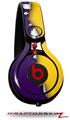 Skin Decal Wrap works with Beats Mixr Headphones Ripped Colors Purple Yellow Skin Only (HEADPHONES NOT INCLUDED)