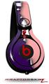 Skin Decal Wrap works with Beats Mixr Headphones Ripped Colors Purple Pink Skin Only (HEADPHONES NOT INCLUDED)