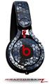 Skin Decal Wrap works with Beats Mixr Headphones HEX Mesh Camo 01 Blue Skin Only (HEADPHONES NOT INCLUDED)