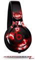 Skin Decal Wrap works with Beats Mixr Headphones Electrify Red Skin Only (HEADPHONES NOT INCLUDED)