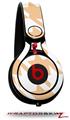 Skin Decal Wrap works with Beats Mixr Headphones Houndstooth Peach Skin Only (HEADPHONES NOT INCLUDED)