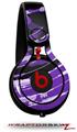Skin Decal Wrap works with Beats Mixr Headphones Alecias Swirl 02 Purple Skin Only (HEADPHONES NOT INCLUDED)