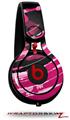 Skin Decal Wrap works with Beats Mixr Headphones Alecias Swirl 02 Hot Pink Skin Only (HEADPHONES NOT INCLUDED)