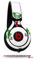 Skin Decal Wrap works with Beats Mixr Headphones Christmas Holly Leaves on White Skin Only (HEADPHONES NOT INCLUDED)