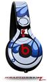 Skin Decal Wrap works with Beats Mixr Headphones Petals Blue Skin Only (HEADPHONES NOT INCLUDED)