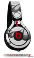 Skin Decal Wrap works with Beats Mixr Headphones Petals Gray Skin Only (HEADPHONES NOT INCLUDED)