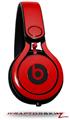 Skin Decal Wrap works with Beats Mixr Headphones Solids Collection Red Skin Only (HEADPHONES NOT INCLUDED)
