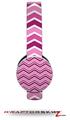 Zig Zag Pinks Decal Style Skin (fits Sol Republic Tracks Headphones - HEADPHONES NOT INCLUDED) 
