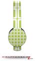 Squared Sage Green Decal Style Skin (fits Sol Republic Tracks Headphones - HEADPHONES NOT INCLUDED) 