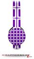 Squared Purple Decal Style Skin (fits Sol Republic Tracks Headphones - HEADPHONES NOT INCLUDED) 