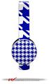 Houndstooth Royal Blue Decal Style Skin (fits Sol Republic Tracks Headphones - HEADPHONES NOT INCLUDED)