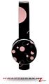Lots of Dots Pink on Black Decal Style Skin (fits Sol Republic Tracks Headphones - HEADPHONES NOT INCLUDED) 