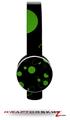 Lots of Dots Green on Black Decal Style Skin (fits Sol Republic Tracks Headphones - HEADPHONES NOT INCLUDED) 