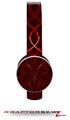 Abstract 01 Red Decal Style Skin (fits Sol Republic Tracks Headphones - HEADPHONES NOT INCLUDED) 