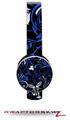 Twisted Garden Blue and White Decal Style Skin (fits Sol Republic Tracks Headphones - HEADPHONES NOT INCLUDED) 