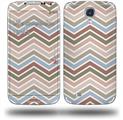 Zig Zag Colors 03 - Decal Style Skin (fits Samsung Galaxy S IV S4)