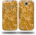 Triangle Mosaic Orange - Decal Style Skin (fits Samsung Galaxy S IV S4)