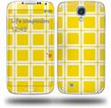 Squared Yellow - Decal Style Skin (fits Samsung Galaxy S IV S4)