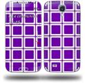 Squared Purple - Decal Style Skin (fits Samsung Galaxy S IV S4)