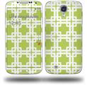 Boxed Sage Green - Decal Style Skin (fits Samsung Galaxy S IV S4)