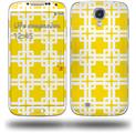 Boxed Yellow - Decal Style Skin (fits Samsung Galaxy S IV S4)