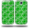 Wavey Green - Decal Style Skin (fits Samsung Galaxy S IV S4)