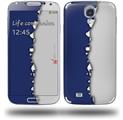 Ripped Colors Blue Gray - Decal Style Skin (fits Samsung Galaxy S IV S4)