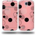 Lots of Dots Pink on Pink - Decal Style Skin (fits Samsung Galaxy S IV S4)