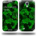 St Patricks Clover Confetti - Decal Style Skin (fits Samsung Galaxy S IV S4)