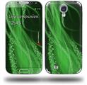 Mystic Vortex Green - Decal Style Skin (fits Samsung Galaxy S IV S4)