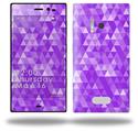 Triangle Mosaic Purple - Decal Style Skin (fits Nokia Lumia 928)