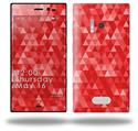 Triangle Mosaic Red - Decal Style Skin (fits Nokia Lumia 928)