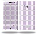 Squared Lavender - Decal Style Skin (fits Nokia Lumia 928)