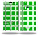 Squared Green - Decal Style Skin (fits Nokia Lumia 928)