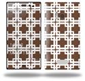 Boxed Chocolate Brown - Decal Style Skin (fits Nokia Lumia 928)